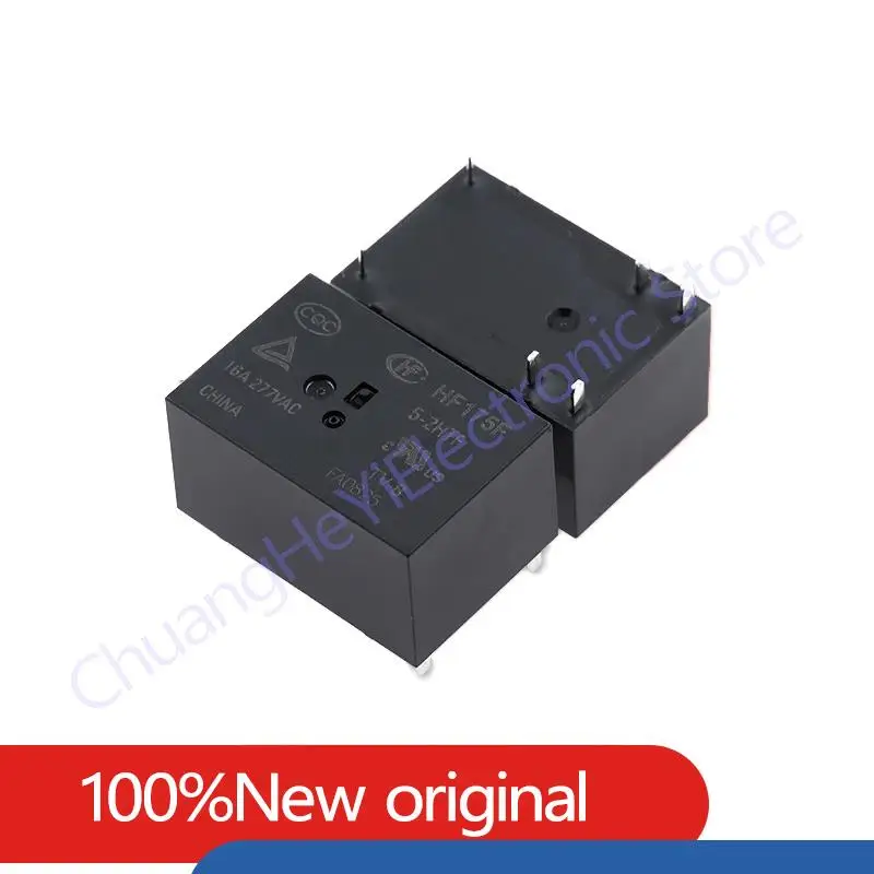 Relay HF175F 5-2HTF 12-2HTF 24-2HTF 6pin 5-2ZTF 12-2ZTF 24-2ZTF 8pin 5V 12V 24V  Fsmall High-Power DC 16A 277VAC