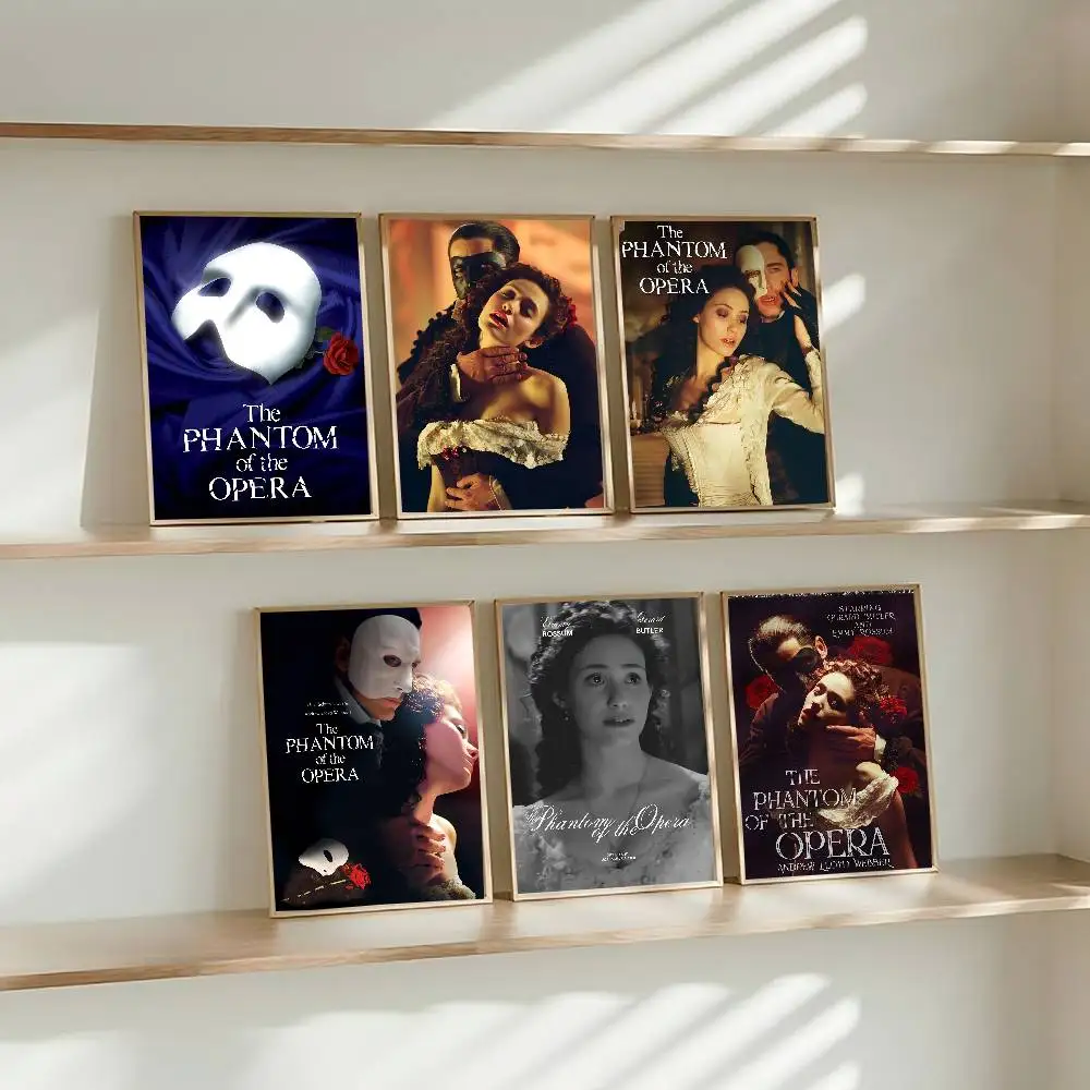 The P-Phantom Of The O-Opera HD Poster Poster Painting Wall Art Mural For Living Room Home Decor And Gifts