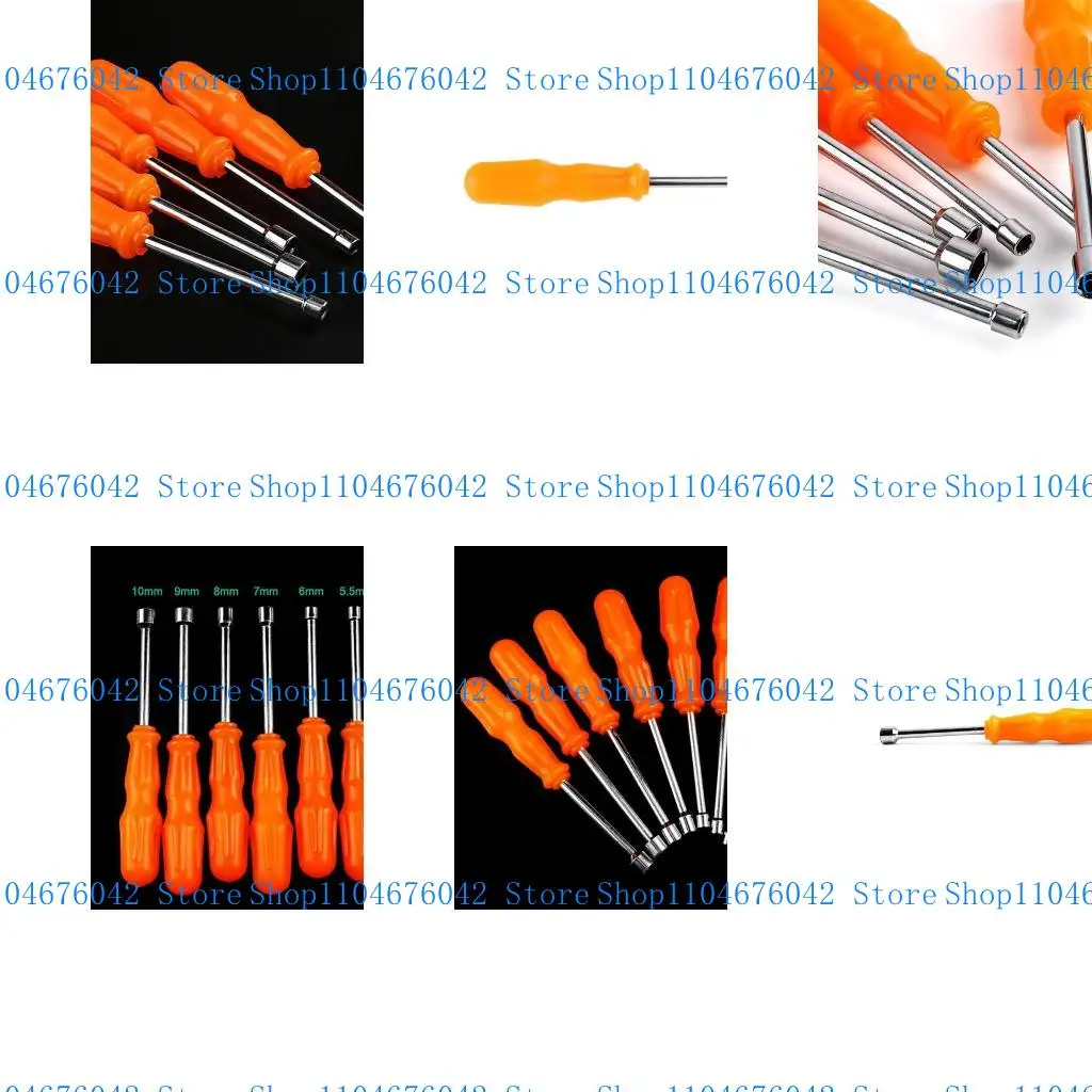 Cacciavite con chiave a bussola artigianale precisa, superficie liscia, resistente all'usura e alla ruggine, 5 mm/5,5 mm/6 mm/7 mm/8 mm/9 mm10 mm