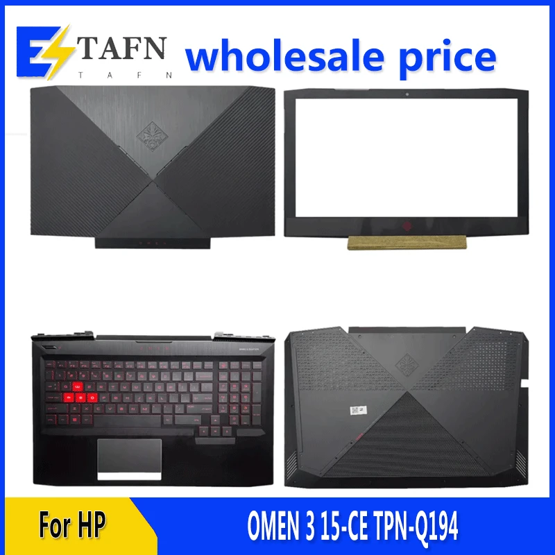 

New Original For HP OMEN 3 15-CE TPN-Q194 Laptop LCD Back Cover Front Bezel Upper Palmrest Bottom Case Keyboard