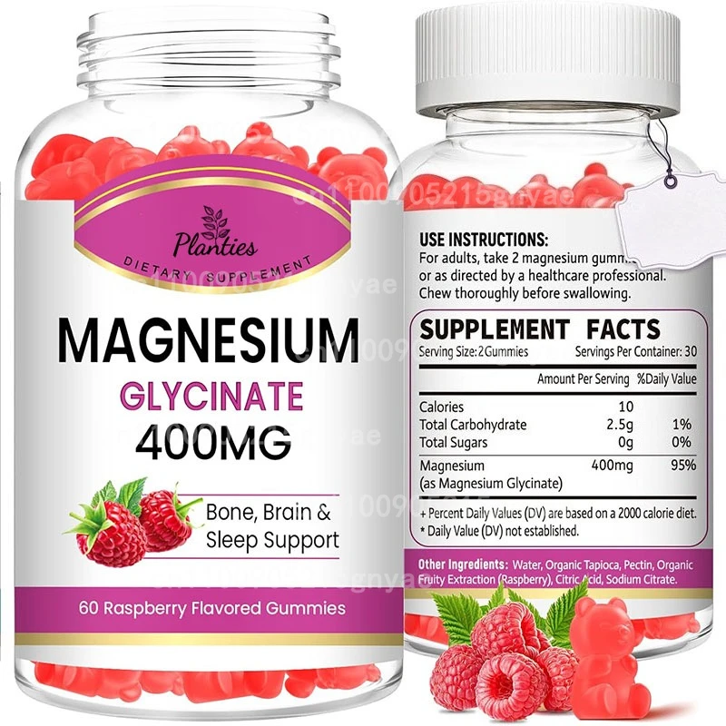 

Magnesium Glycinate 500 Mg - Mineral Supplement To Aid Natural Sleep and Support Heart Health
