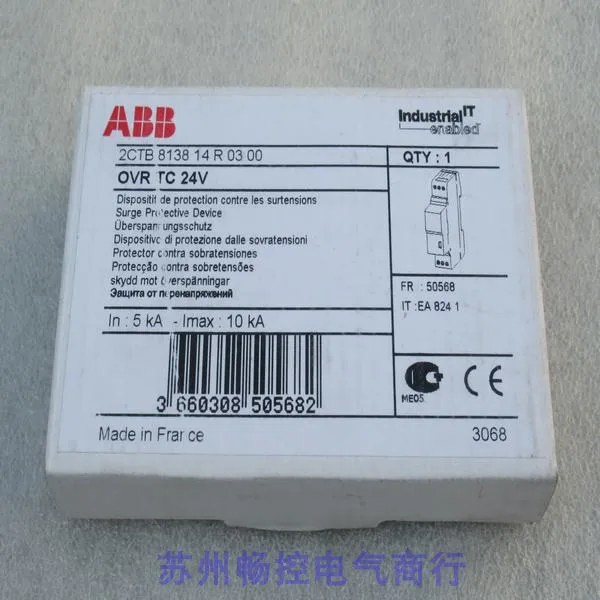 

* Spot Sales * New ABB Surge Protector OVR TC 24V Spot 2CTB813814R0300
