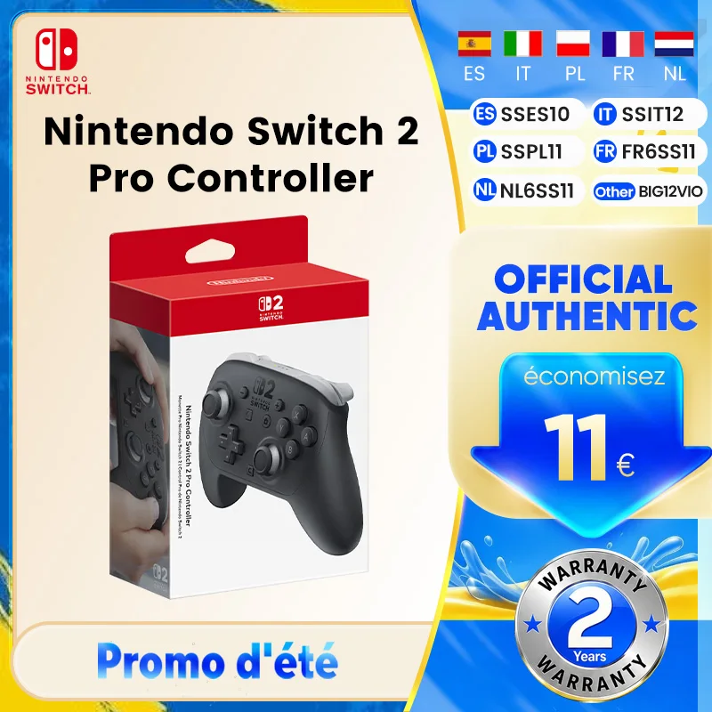 Manette sans fil Nintendo Switch 2 Pro pour NS2, nouvelle manette de jeu avec boutons arrière GL/GR, disposition des boutons optimisée, précision accrue