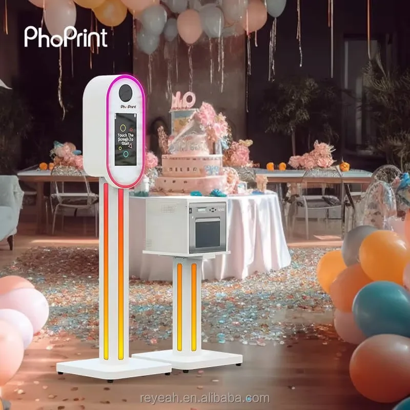 Phoprint Photo Mirror Booth Selfie Mirror Photo Booth met camera en printer voor feest