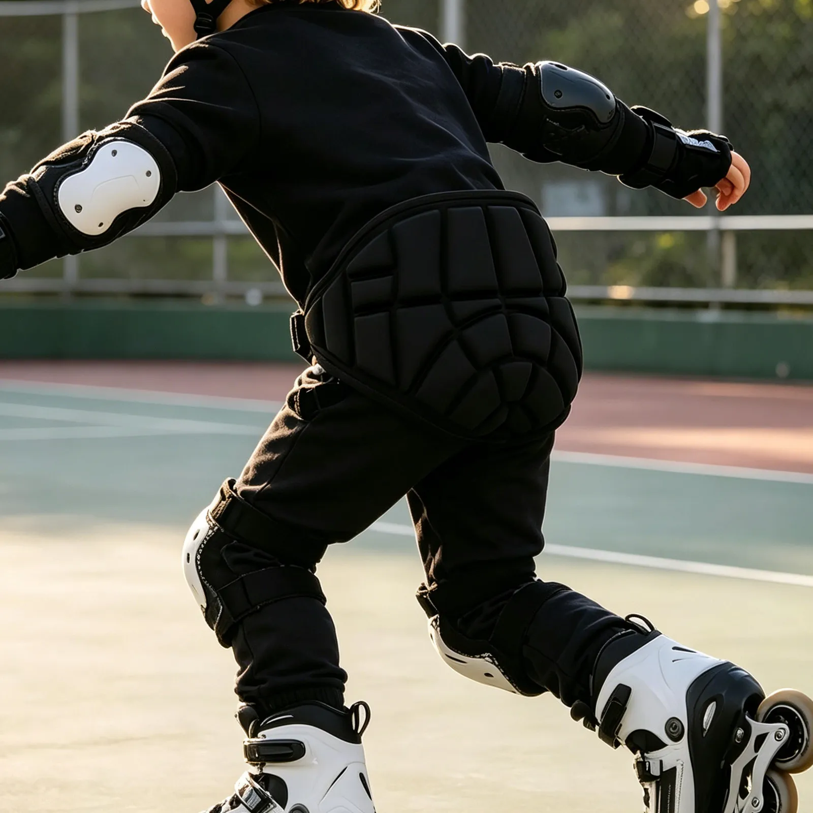 

Butt Pads for Skating Thick Padded Hip Protectors Adjustable Comfort Fit Anti Slip for Ice Skating Ski Snowboard Roller Skates