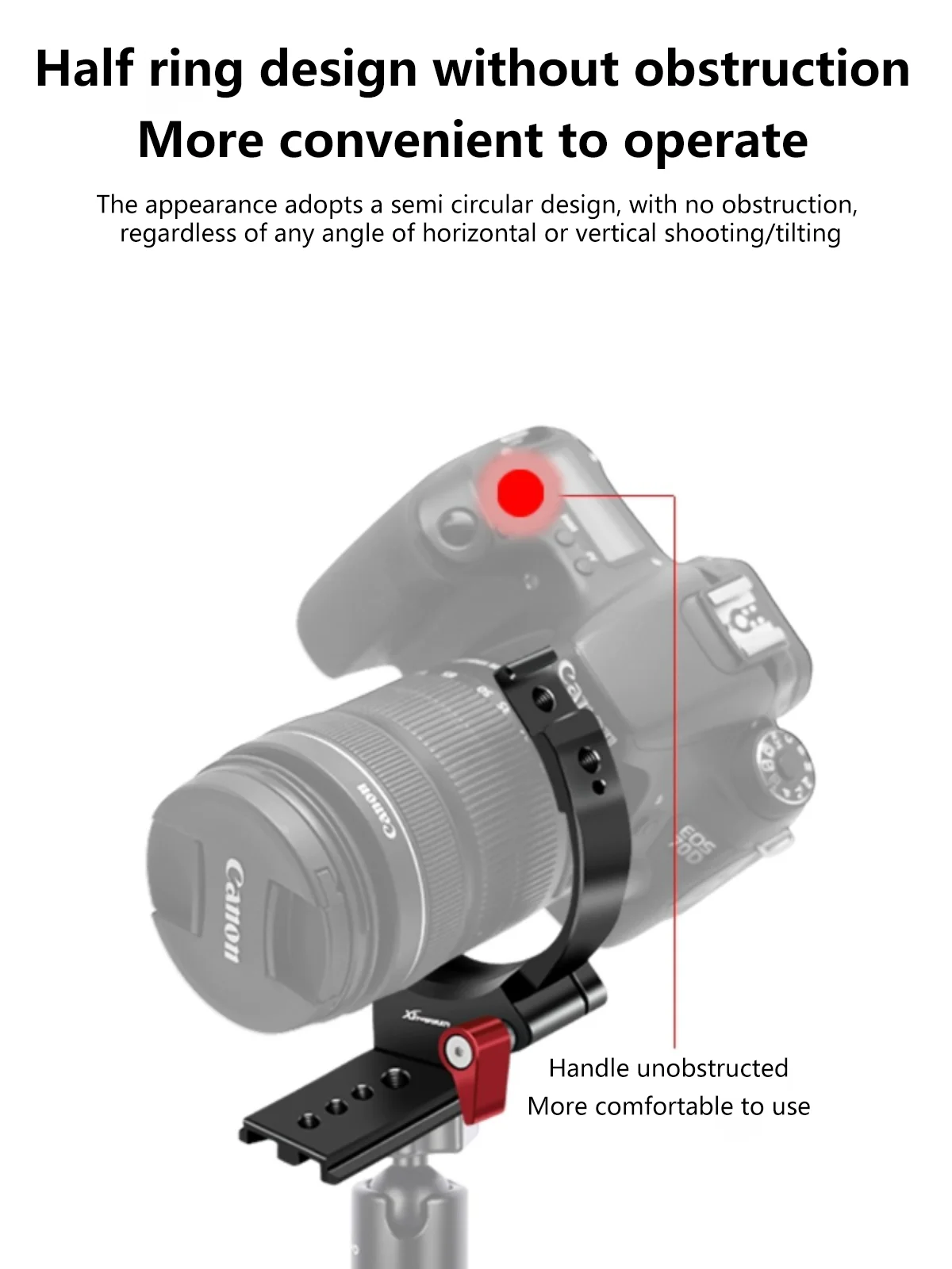 xinwenxuan Rotatable Plate Kit for Sony Canon Nikon Fuji Camera Lens Baseplate Horizontal-to-Vertical Mount 8180