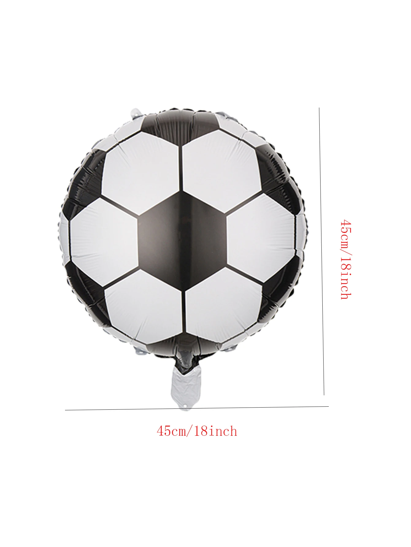 6pcs 18inch Football Foil Balloons Soccer Helium  Balloon Football Theme Party Soccer Fans Birthday Party Decorations