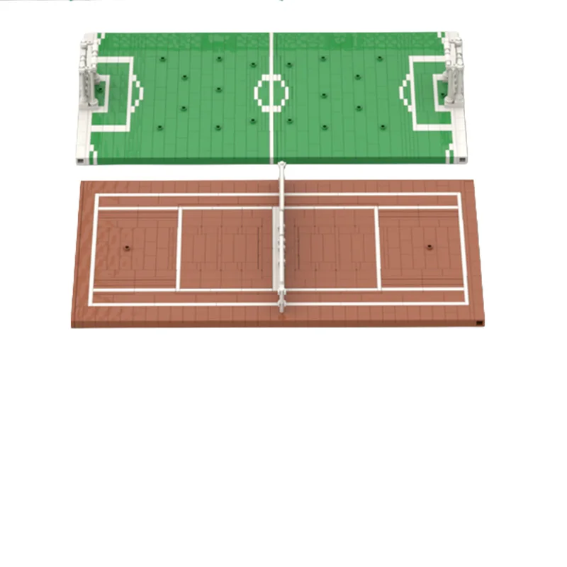 5577 Pezzi Set di Costruzioni Modulari per Campo Sportivo Scolastico, MOC Personalizzabile, Blocchi Modulari, Design Creativo, Giocattolo Fai-da-Te per Ragazzi, Regalo