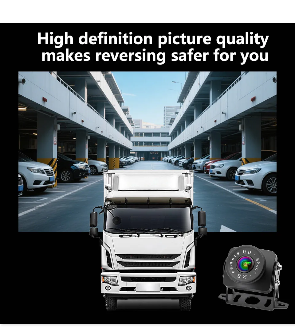 Smartour 1920*1080P AHD Backup Kamera 9V-36V für Bus Lkw Fahrzeug Überwachung CCD HD Nachtsicht Auto Überwachung Kamera – Detail 7