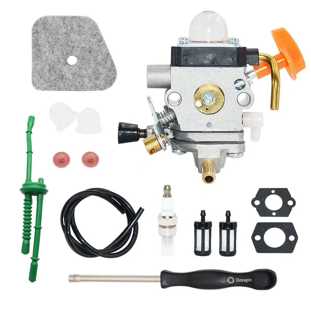 C1Q-S174 Carburetor Kit for Stihl Fs90 FS87 FS100 FS110 FS130 FS130R HL90 HL100 HT100 HT101 KM110R KM130 Trimmer Weed Eater Carb