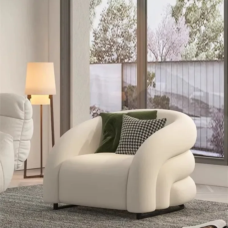 

Simple bedroom balcony lazy sofa casual single chair small apartment living room creativity