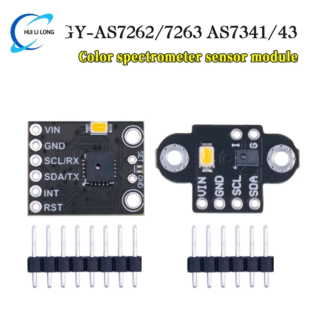 GY-AS7262 AS7263 AS7341 Visible infrared color spectrometer sensor module