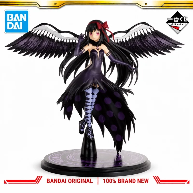In Stock Bandai Original Ichiban Kuji Madoka Magica Akemi Homura Action Figure Model Doll Brand New Boxed Anime Characters Toys