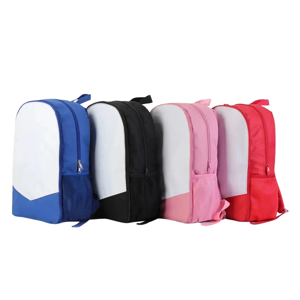 Sublimation Blank Backpack 17 inch Backpack School Book Bag 4 Colors Travel Backpacks