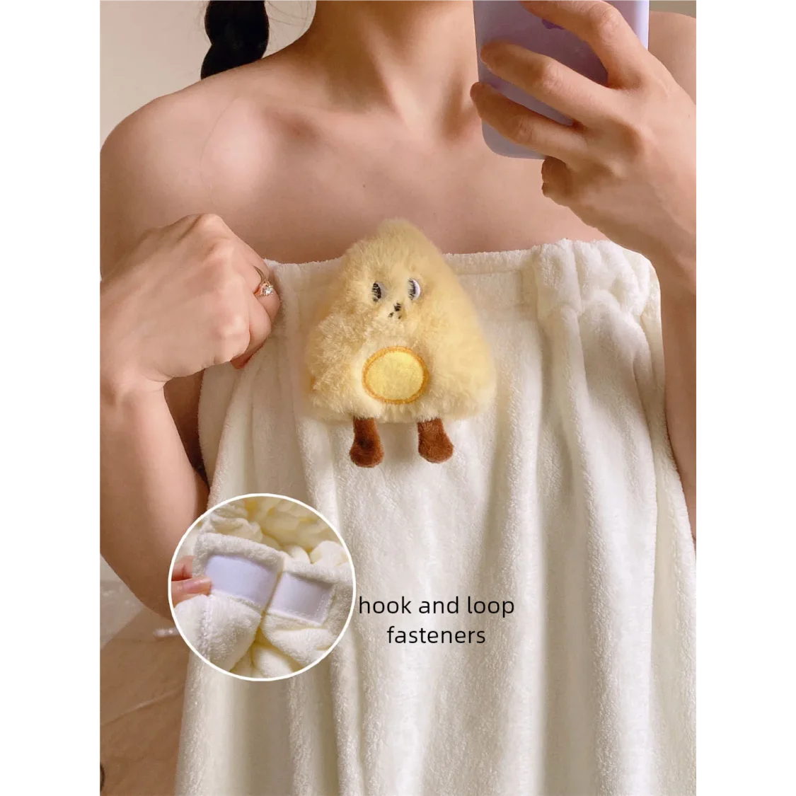 Cheese Style Bath Towel Can Be Worn By Women, Strong Water Absorption, Quick Drying, Long, High Appearance Level