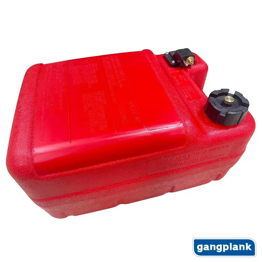 Boat Engine Parts Marine Outboard Motor Red Fuel Tank with Fuel Level Display 12L/24L Capacity