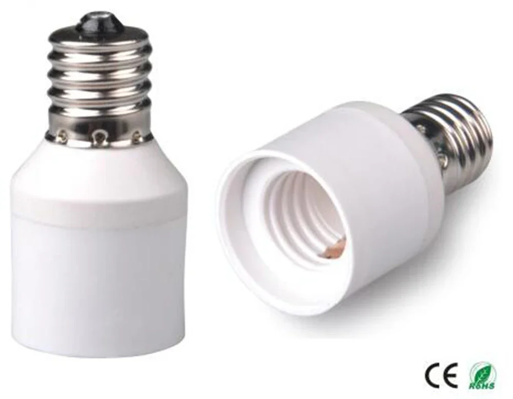 

2PCS E17 Light Socket Adapter Extender E17 LED Candle Bulb Base Lampholder Extension Converter CE Rohs