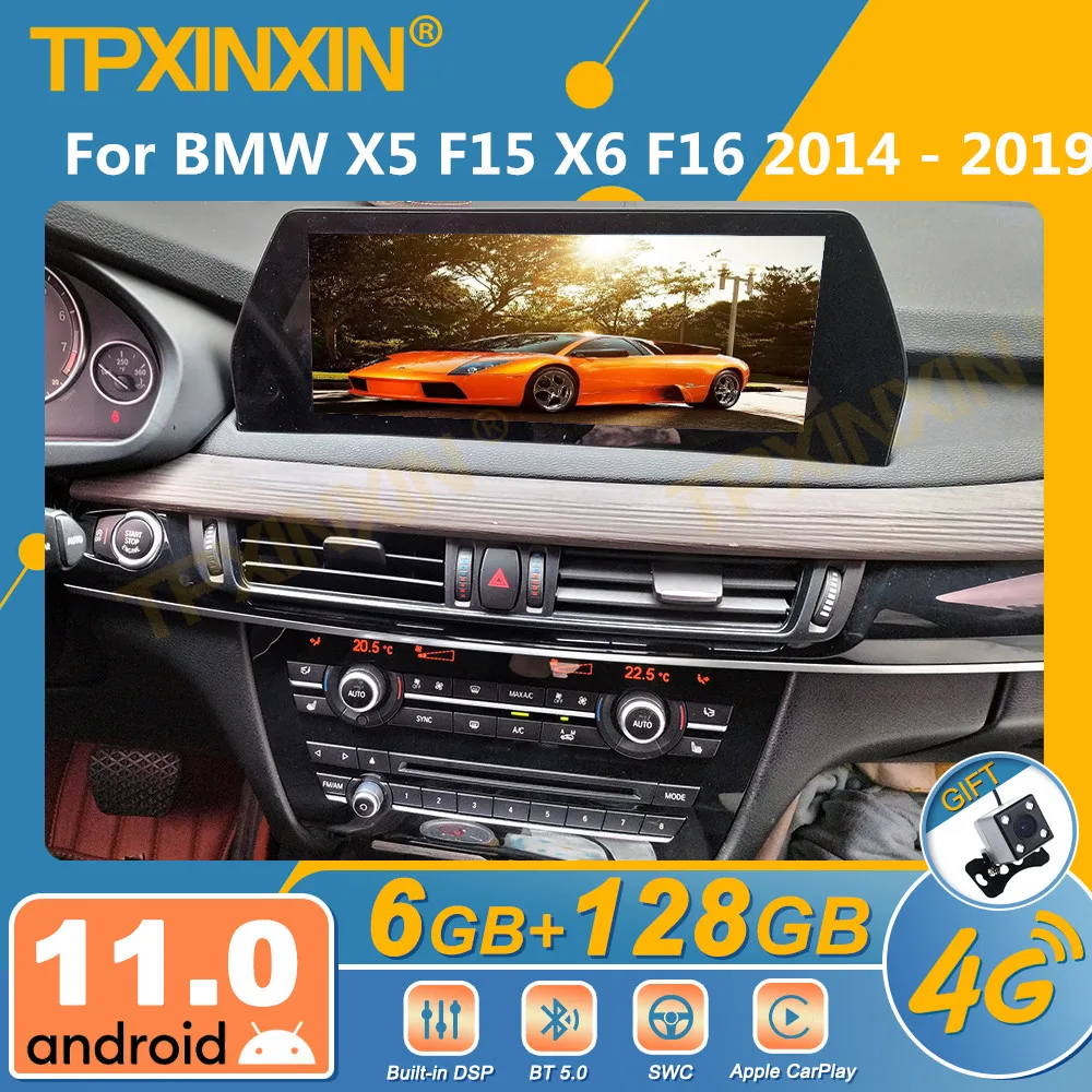 

For BMW X5 F15 X6 F16 2014 - 2019 Android Car Radio 2Din Stereo Receiver Autoradio Multimedia Player GPS Navi Head Unit Screen