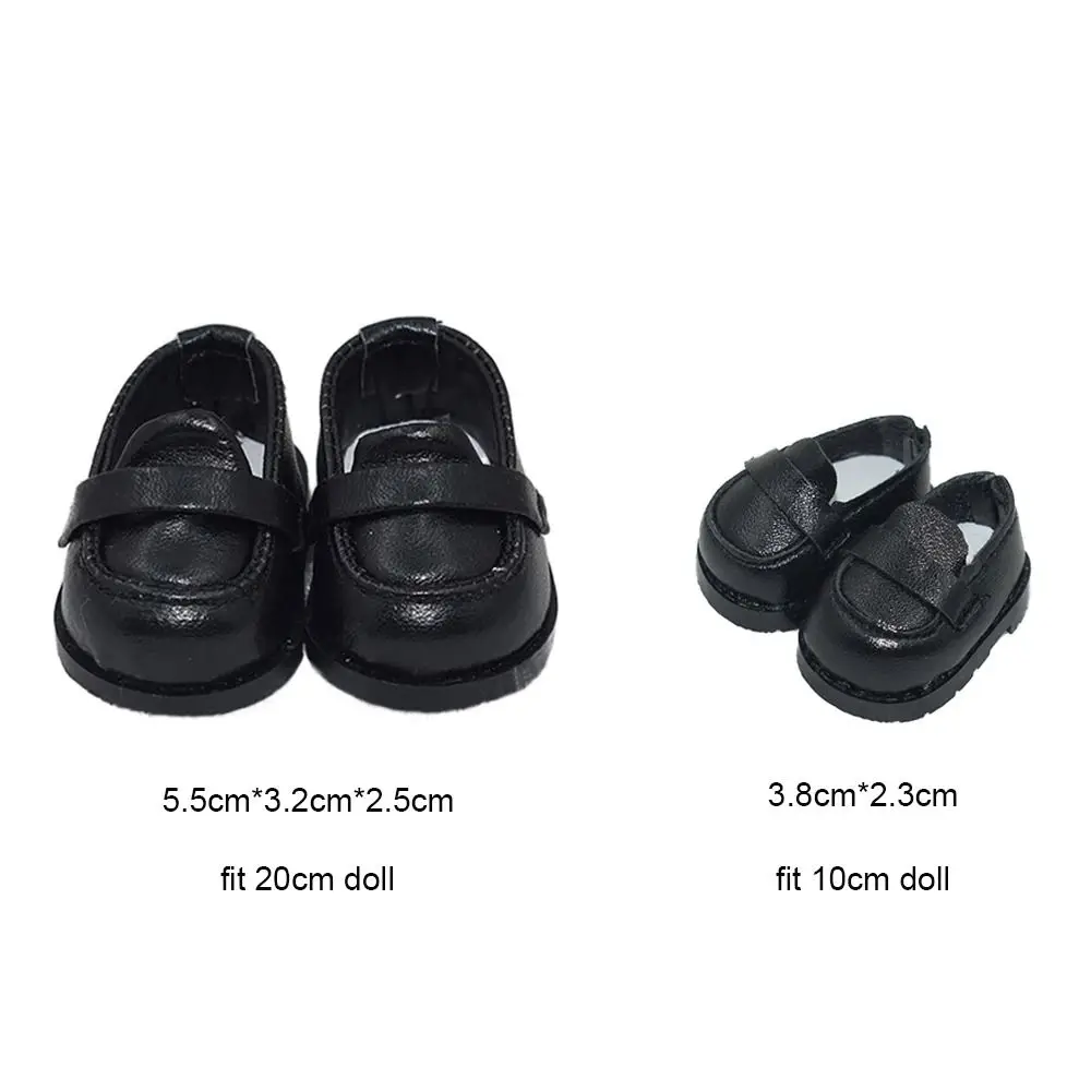 Zapatos de cuero PU para muñecas, accesorios de juguete, regalo, casa de juego, estilo científico, juego de vestidor cambiante, accesorios para fotos, 10/20CM