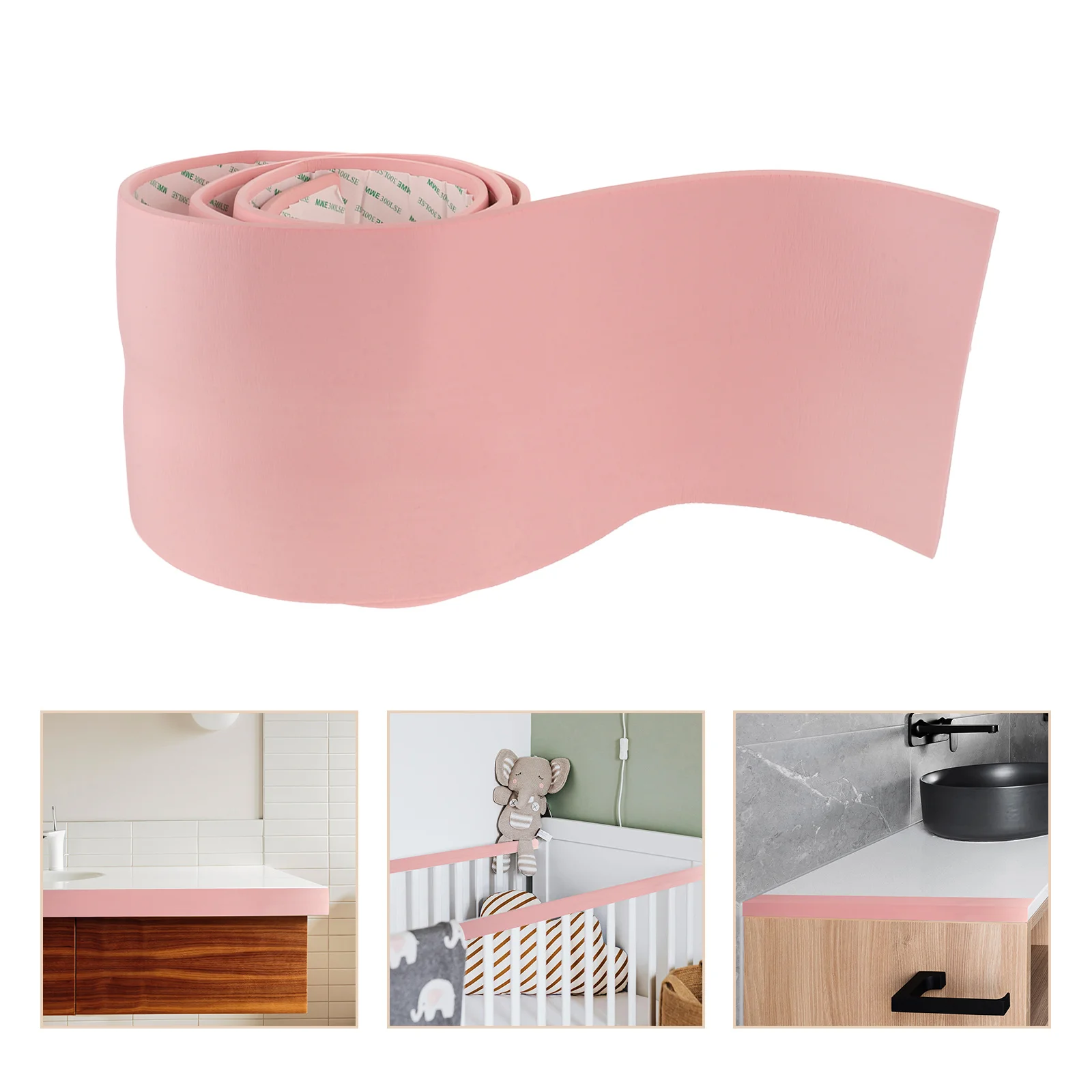 Almohadillas de escalera anticolisión gruesas, protectores de bordes de espuma para litera, escaleras, mesa de escritorio, protectores de esquina, seguridad autoadhesiva