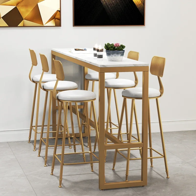 Nordic Kitchen Bar Table Alcohol Bistro Counter Kayak Bar Table Party Reception Coffee Reception Desk Wood Furniture Mesas FYBT