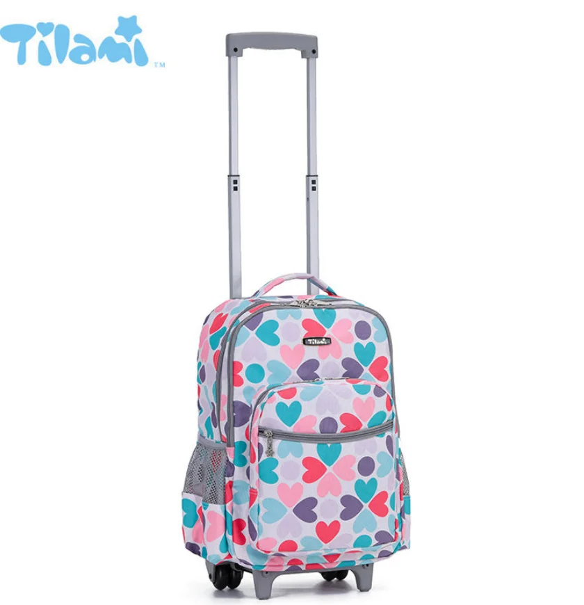 

Toddler Rolling Backpack 16 inch School Backpack with wheels Kids Wheeled Backpacks Children Rolling Bag School Trolley Bags