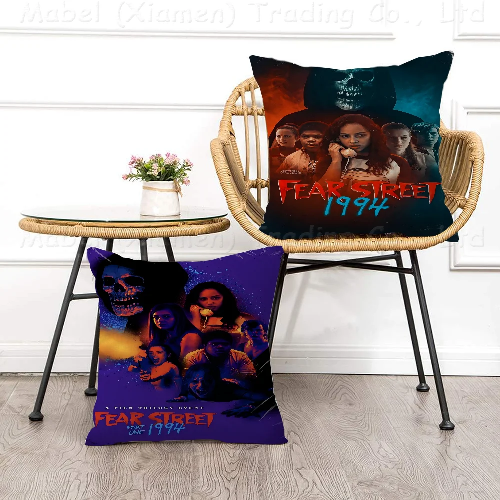 

Horror Movie Fear Street Maple Design Cushion Cover Happy Autumn Harvest Decor Holiday Decorati Pillow Cover