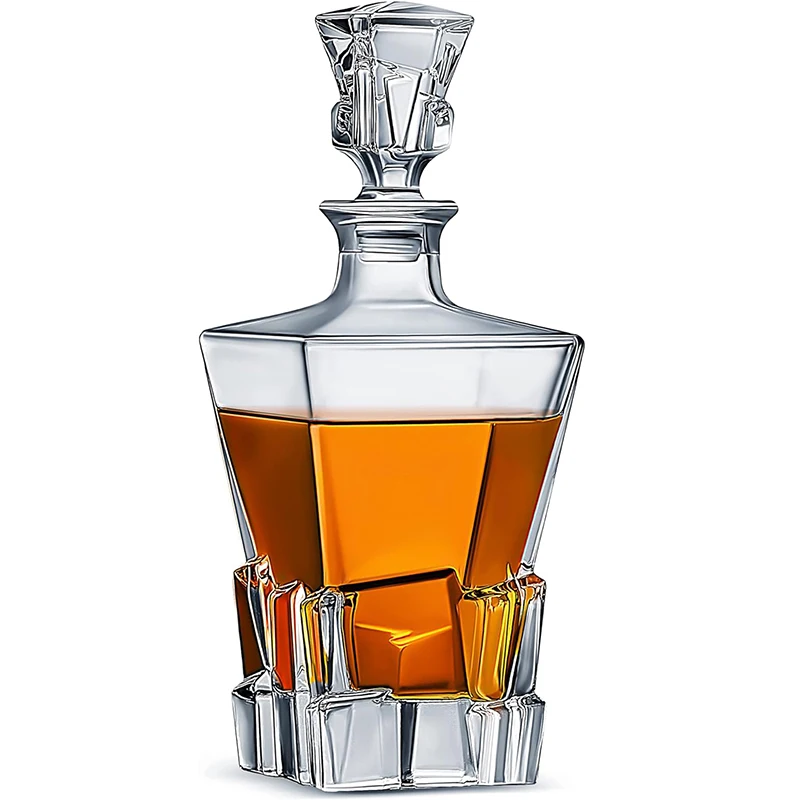 whiskey-decanter-with-glass-stopper29-oz-bourbon-decanter-for-wine-vodka-brandyiceberg-container-bottle-dispenser-with-lid