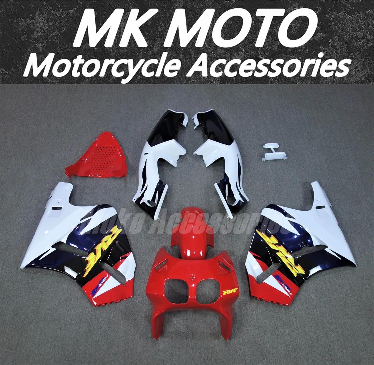 

Moke moto Motorcycle Fairings Kit Fit For VFR400 NC35 1991 1992 Bodywork Set High Quality Abs Manual mold Bule White Red