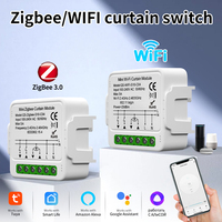 Tuya WiFi ZigBee Smart Curtain Module for Roller Blinds Shutter Electric Motor Alexa Google Home Smart Life APP Curtain Switch