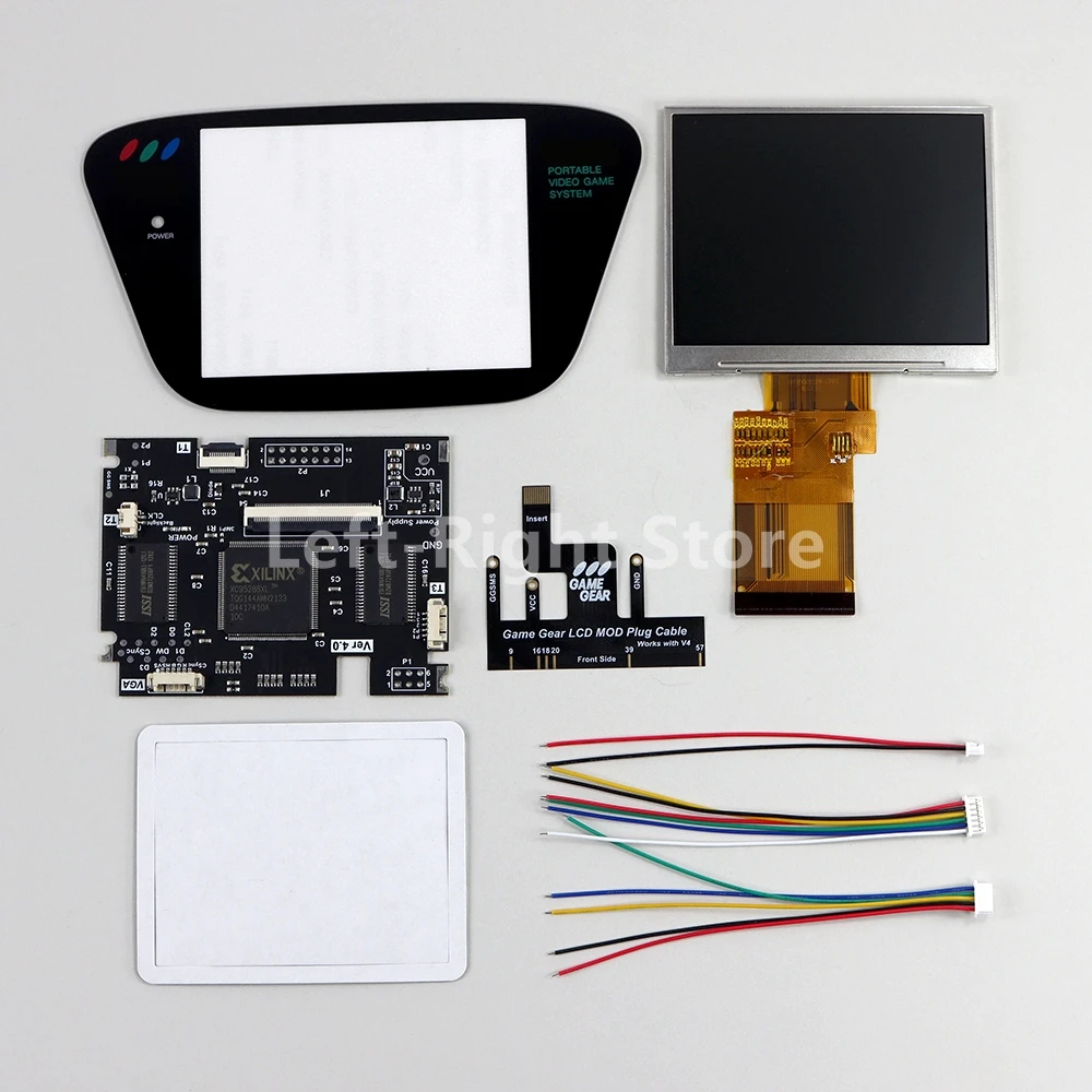 1 セットフルスクリーン IPS V4 液晶キットセガゲームギア高光輝度 V4