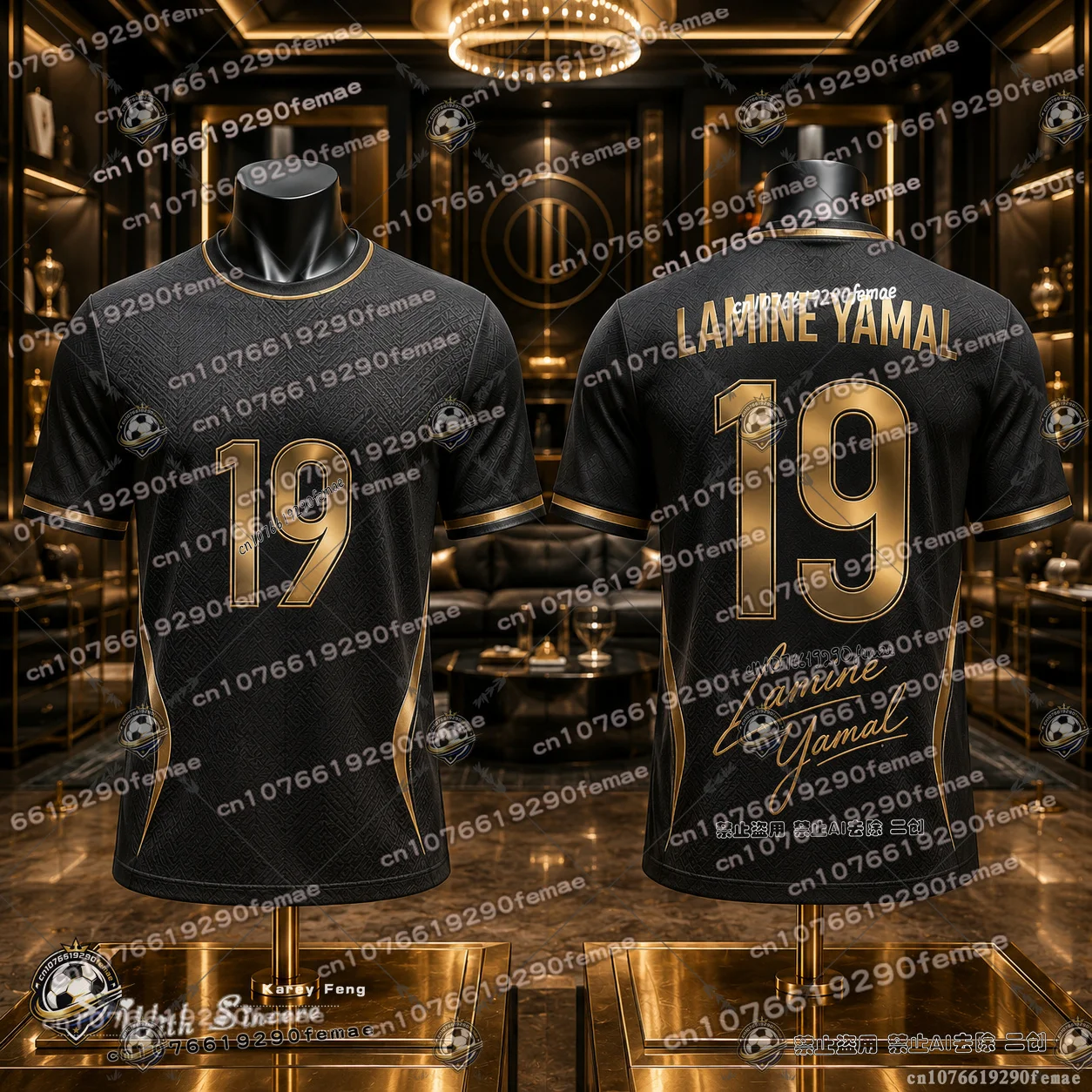 New Hot Sale Lamine Yamal Football Star Fan Jersey Kids Adult Summer Breathable Sports T Shirt Casual Outdoor Soccer Top