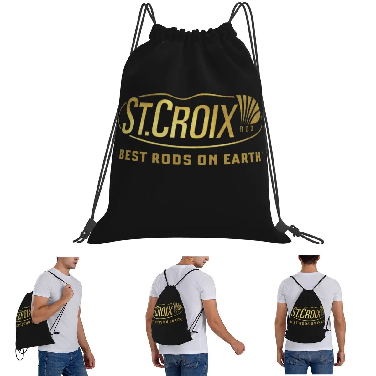 Life Love St Croix Merch Backpacks Fashion Drawstring Bags Sports Bag Book Bags for Man Woman Students