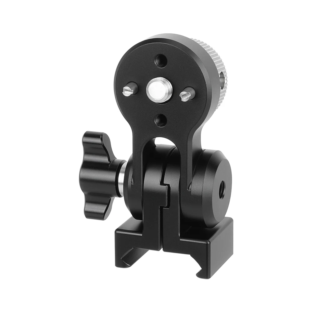 

Swivel Arm with NATO Rail Clamp Quick Release Clamp 1/4 ARRI Locating Pin for Dslr Camera Cage Monitor Cage