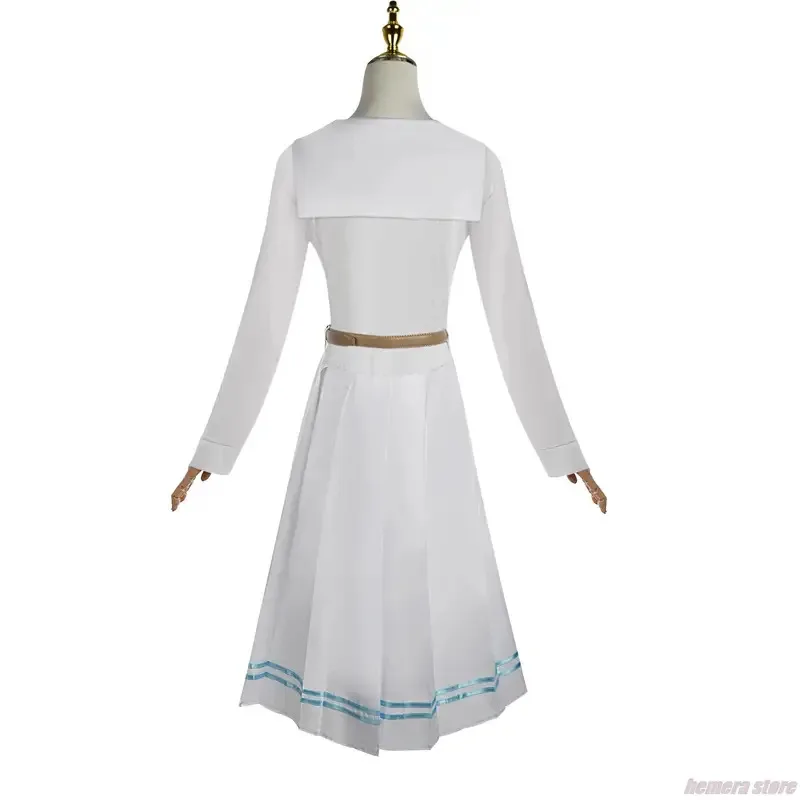 Disfraz de CyAnime Beastars Haru, vestido de Lolita, uniforme JK, peluca Haru con orejas, disfraz de Halloween de conejo blanco para mujer