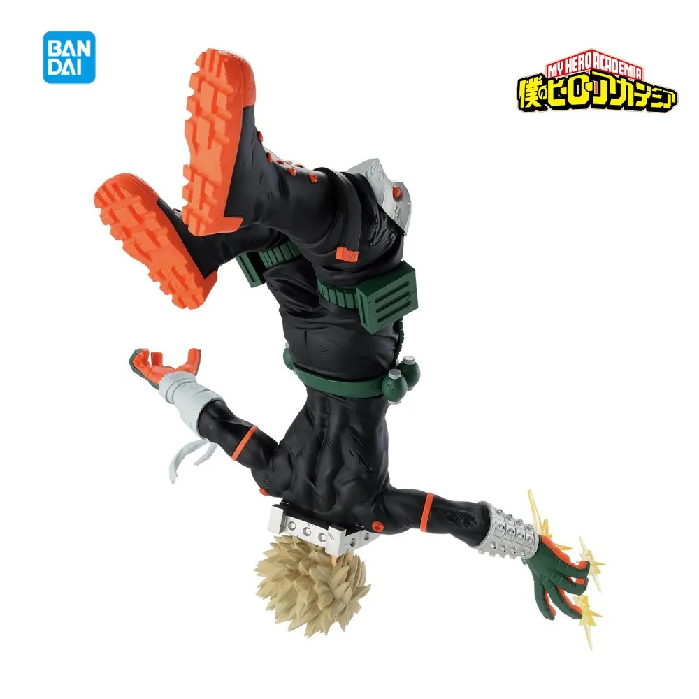Em estoque bandai meu herói academia maximatic katuki bakugo 17cm pvc anime figura modelo brinquedos ornamento presentes colecionáveis