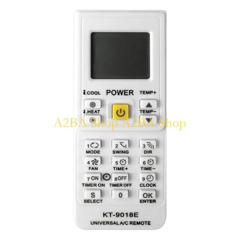A2BA Portable Infrare Remote Controller For Air Conditioners With Clear Button Interfaces And Extended Ranges Operation