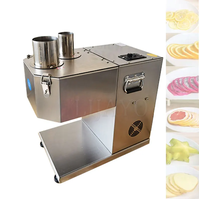 

Industrial Electric Round Shape Fruit And Vegetable Slicer Cutter Machine For Banana Potato Carrot Vegetable Fruit Slicing