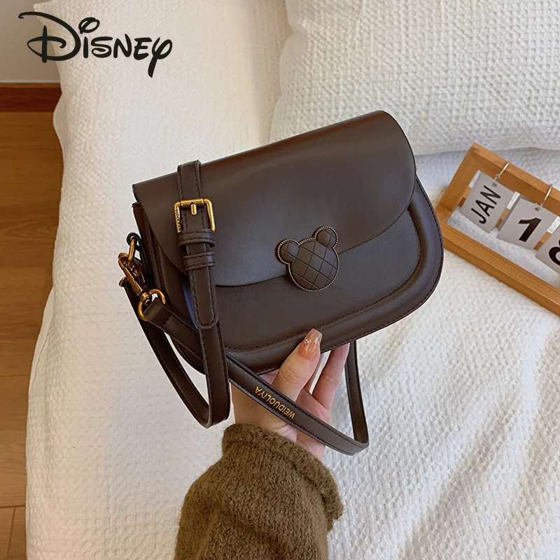 Disney Mickey nowa damska torba Crossbody modna wysokiej jakości damska torba do przechowywania w jednolitym kolorze uniwersalna torba na zakupy dla