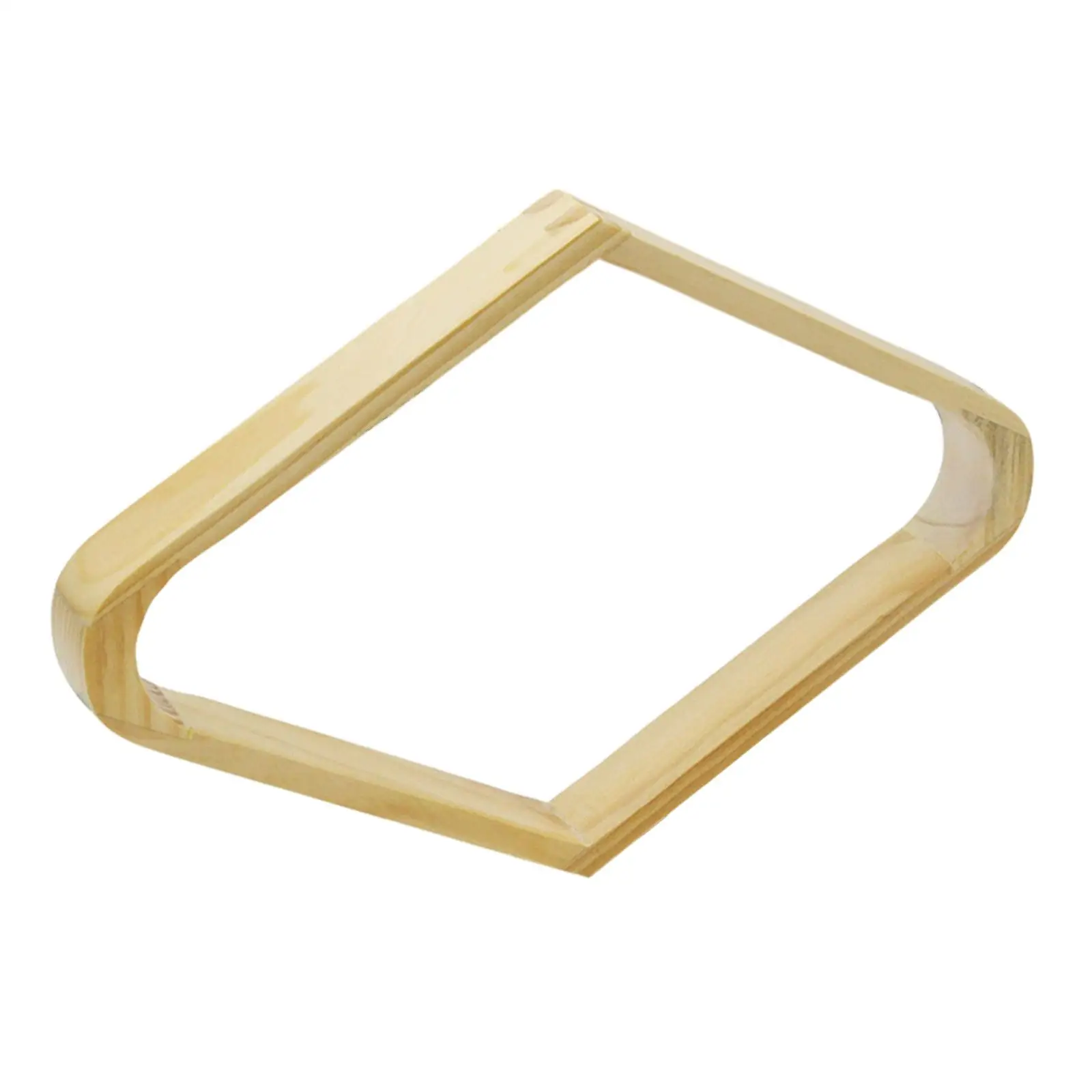 Wooden Diamond Frame Billiard Equipment Easy Carrying Multifunctional Pool Cue Holder Positioning Rack for Billiards