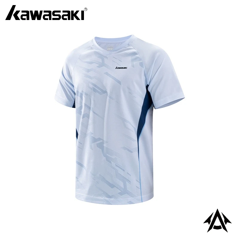 Kawasaki Men Women Professional Badminton Jersey Comfortable Breathable Sweat-absorbent Unisex T-shirts Competition Tee Tops