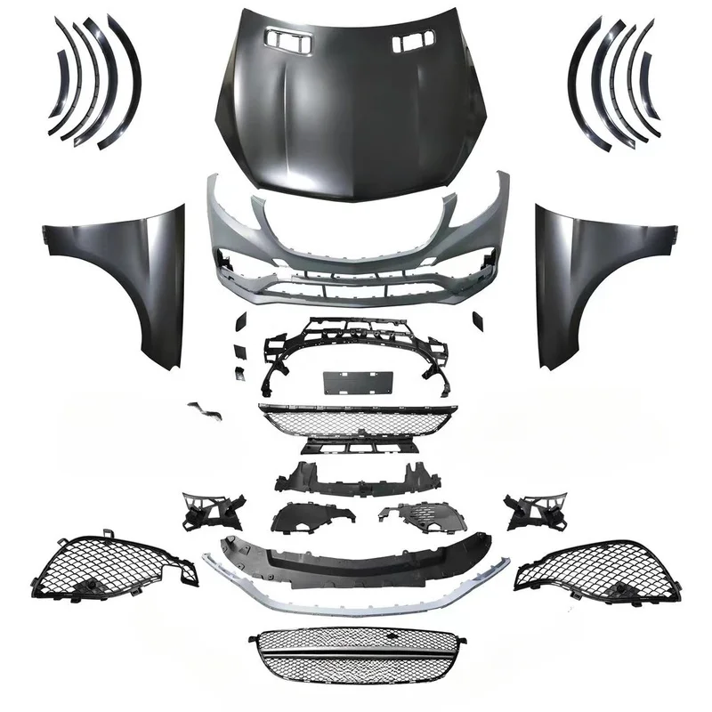 High Quality Body Kit For GL X166 Upgrade To GLS63 Style Exterior Tuning Replacement Parts