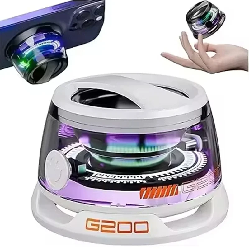 Wireless Mini Speaker Bluetooth Magnetic RGB Lighting Portable Sound Box BT 5.3 Phone Holder For iPhone/Xiaomi/Huawei/PC/MacBook