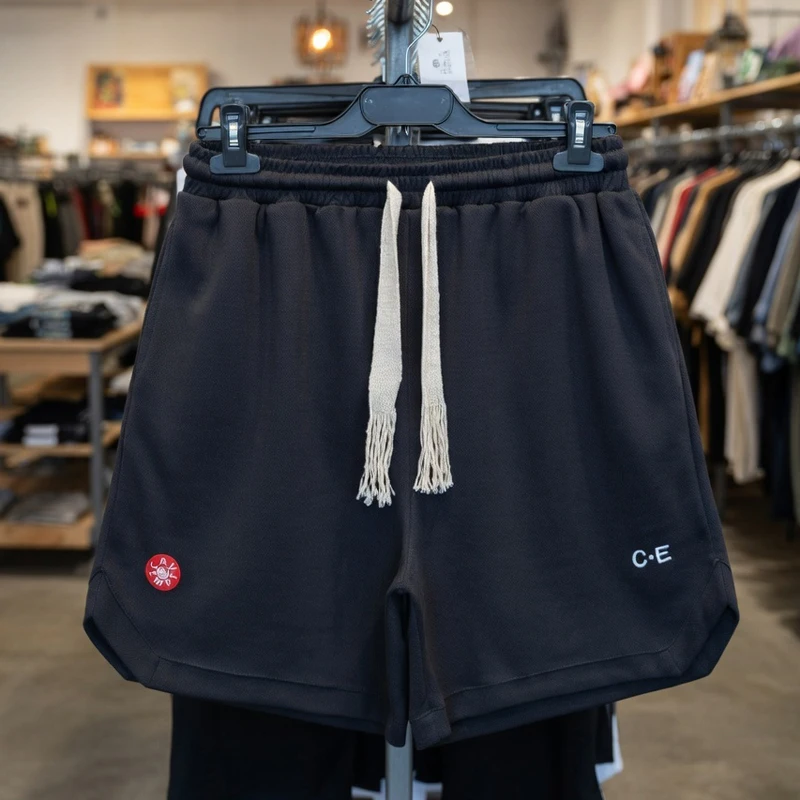 

Japanese Trend CAVEMPT Casual Shorts Men Women Loose Printed High-quality Cotton C.E Sports Shorts