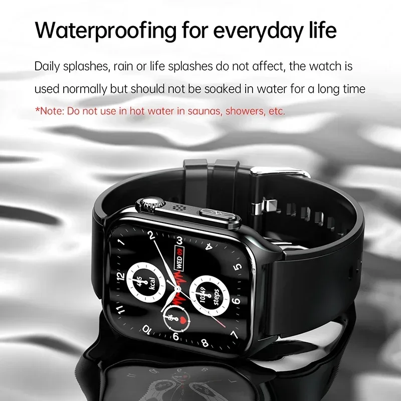 Xiaomi New Blood Glucose Smart Watch Men Bluetooth Call Watches Thermometer Heart Rate Sleep Monitoring Sport Smartwatch