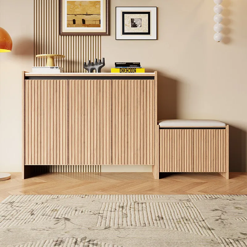 Designer Modern Shoe Cabinet Vertical Slippers Luxury Box Display Living Room Shoe Shelf Organizer Zapatero Hotel Furniture