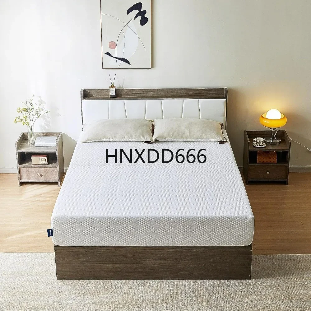 Oversized mattress, 10 inch memory foam mattress Medium hardness mattress, used for cool sleep and pressure relief mattress