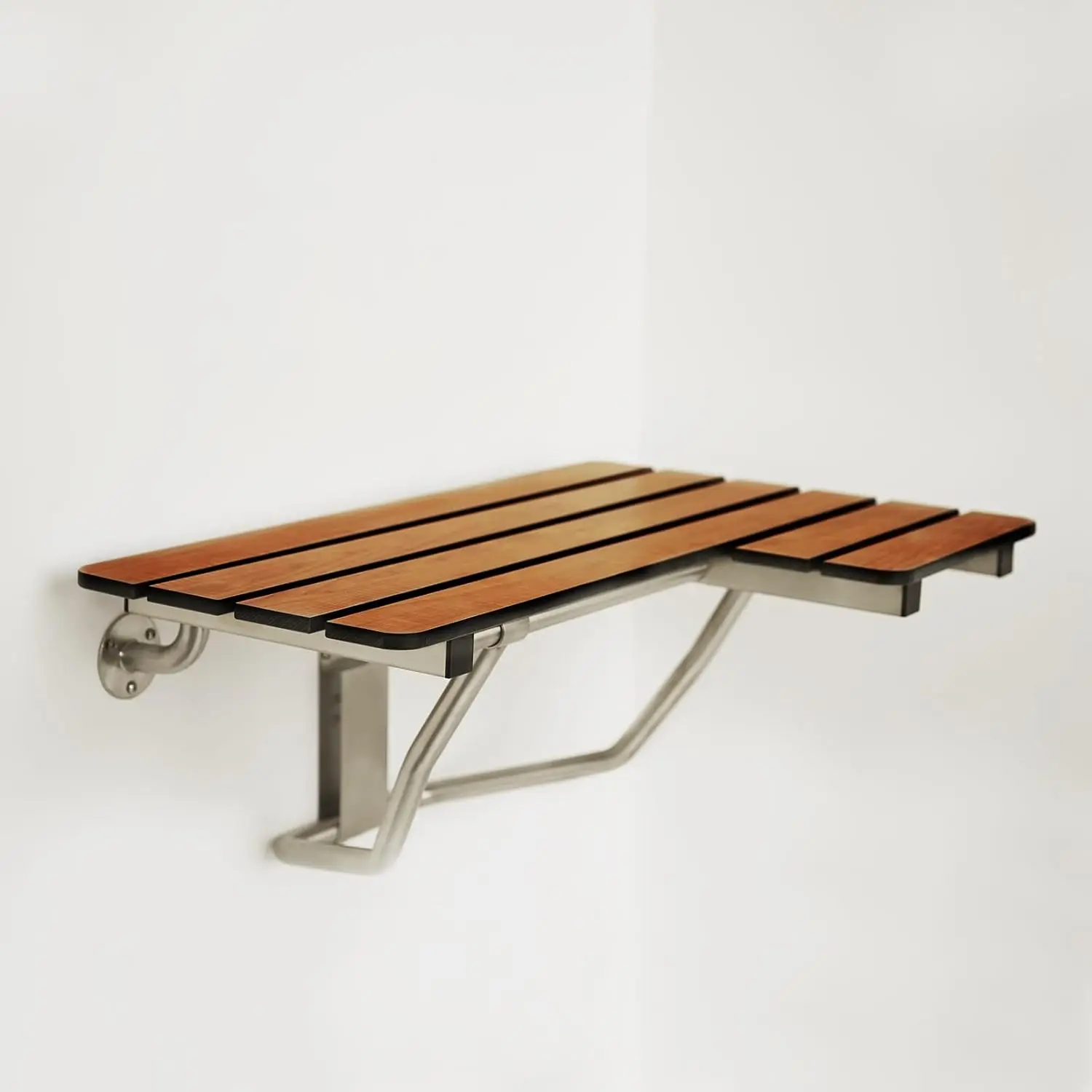 Ssl-280225-Pt 28-Inch Ada Folding Shower Seat Left-Handed, Teak