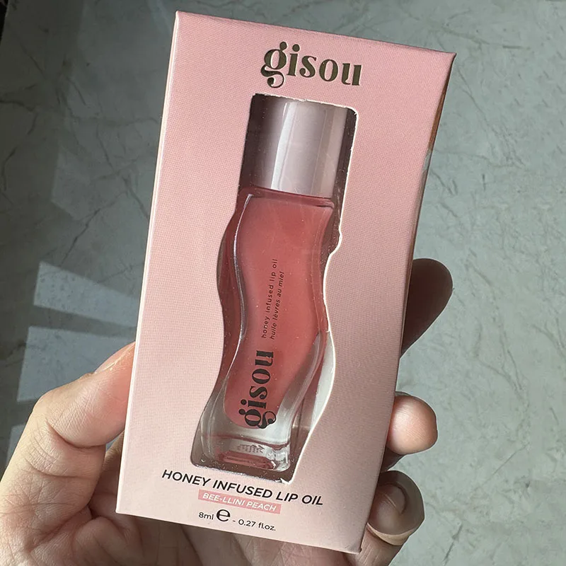 Gisou Hydraterende Glazed Plum Lip Balm Lip Oil Gloss Lipverzorging Voordelig voor de lippen Volumegevend Exfolierend Volumegevende Gloss - afbeelding 1