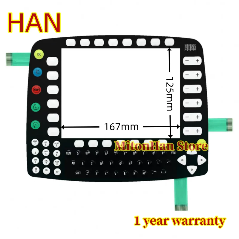 Brand New For KUKA KCP KRC2 00-107-264 00-130-547 00-110-185 00-131-239  Membrane Keyboard Film Button Keypad